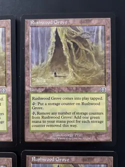4x Rushwood Grove Mercadian Masques MTG Magic UP LP - Image 3