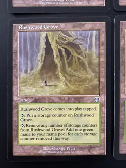 4x Rushwood Grove Mercadian Masques MTG Magic UP LP - Image 4