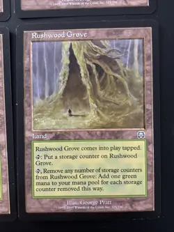 4x Rushwood Grove Mercadian Masques MTG Magic UP LP - Image 5