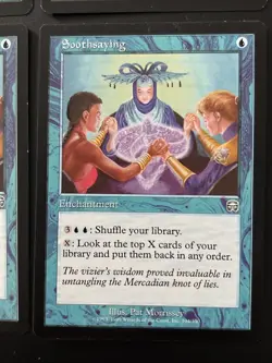 4x Soothsaying LP / UP Mercadian Masques MTG MTG - Image 5