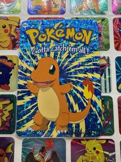 Pokemon Charmander Vintage Pocket Monsters Vending HOLO Prism Sticker Nintendo - Image 3