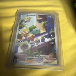 Pokemon TCG: Bulbasaur 143/142 - SV: Stellar Crown - Illustration Rare as is - Image 1