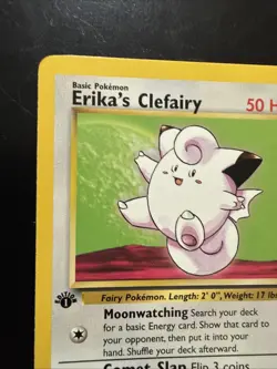 Pokemon TCG Erika's Clefairy #25/132 1st Edition Gym Heroes WOTC - Image 2