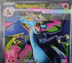 2025 Pokemon MEGA CHARIZARD EX Inferno X Holo #109 PFL EN UltraRare-PSA 8 NM/MT! - Image 2