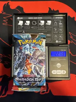 22.73g HEAVY - Pokemon TCG S&V Paradox Rift Booster Pack Sealed / Semi GoDU - Image 1