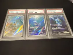 2023 POKEMON JPN SV2A-POKEMON 151 SQUIRTLE WARTORTLE BLASTOISE SEQUENTIAL PSA 10 - Image 1