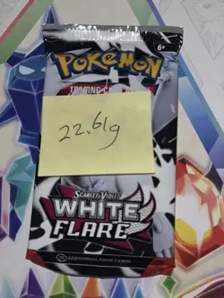 Very Heavy! 22.61g Pokemon TCG SV10.5 White Flare Booster Pack Sealed! - Image 2
