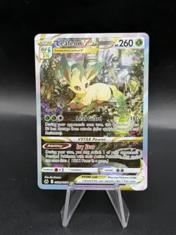 Pokemon TCG Leafeon VSTAR GG35/GG70 Crown Zenith: Galarian Gallery Holo NM EJ3 - Image 1