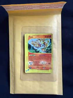 2003 Pokemon Entei Reverse Holo Foil Aquapolis 10/147 HP - See Photograph - Image 1