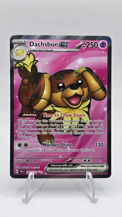 Pokemon TCG - Dachsbun EX #160/142 - Stellar Crown - Full Art - Image 1