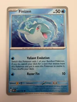 #060/197 Finizen Normal Common - Pokemon TCG SV03: Obsidian Flames NM - Image 1
