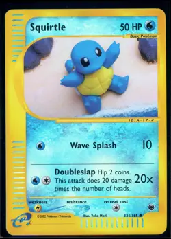 Pokemon EXPEDITION - #131/165 Squirtle - Reverse Holo - ENG - Near Mint - Image 1