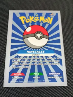 Pokemon 2024 Crealaser Database Set Peru Ninetails 038 US Seller - Image 2