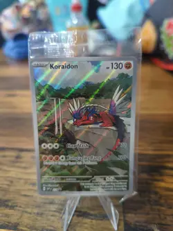 💥 SEALED Pokemon Koraidon SVP 014 Scarlet & Violet ETB Holo Black Star Promo - Image 1