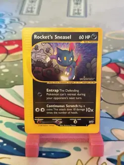 Pokemon 2002 Best Stamped Promo 5 Rocket's Sneasel WINNER - Brand New - NM/MT - Image 1