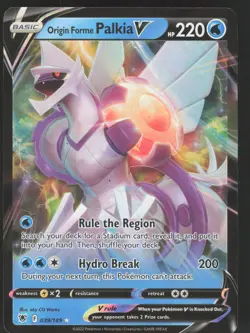 Origin Forme Palkia V 039/189 Ultra Rare Pokemon TCG SWSH10: Astral Radiance NM - Image 1