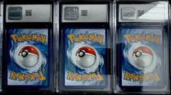 Pokemon CGC Graded Squirtle Bulbasaur Charmander Black Star Promos 151 7.5 Lot - Image 2