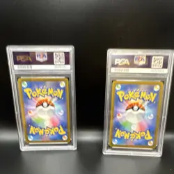 Pokemon 2023 SV4a JP Paldean Tauros #279 & Glimmet #286 PSA 10 Gem Mint Holo Lot - Image 2