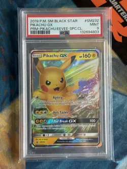 2019 POKEMON SM SPECIAL COLLECTION PROMO #SM232 PIKACHU GX PSA 9 - Image 1