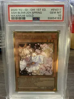2020 Yugioh Ash Blossom & Joyous Spring MAGO-EN011 1st Edition PSA 10 GEM MINT - Image 1