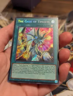 The Gaze of Timaeus MZMU-EN013 Maze of Muertos Secret Rare 1st Edition Yugioh! - Image 2