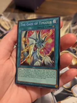 The Gaze of Timaeus MZMU-EN013 Maze of Muertos Secret Rare 1st Edition Yugioh! - Image 4