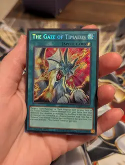 The Gaze of Timaeus MZMU-EN013 Maze of Muertos Secret Rare 1st Edition Yugioh! - Image 5