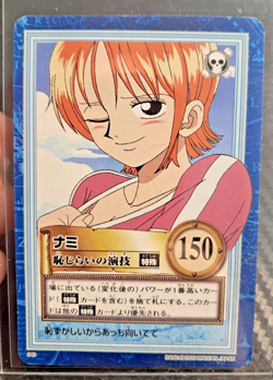 BANDAI One Piece Hyper Battle NAMI SCARCE S43 EARLY CARD VINTAGE LUFFY CREW - Image 1