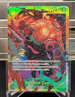 One Piece TCG Wings of the Captain Roronoa Zoro SEC OP06-118 - Image 1
