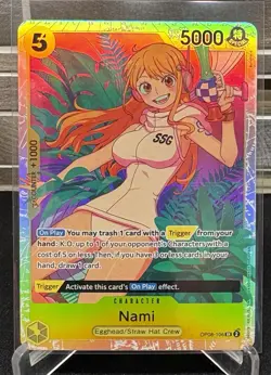 One Piece TCG Two Legends Nami Foil SR OP08-106 - Image 1