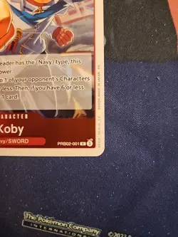 One Piece TCG The Best Vol. 2 PRB-02 - Koby R PRB02-001 - English NM Foil - Image 4