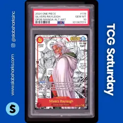 2024 ONE PIECE TWO LEGENDS #OP08-118 SILVERS RAYLEIGH MANGA ALT ART PSA 10 - Image 1