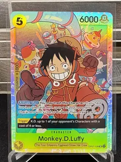 One Piece TCG 500 Years In The Future Monkey.D.Luffy OP07-109 SR - Image 1