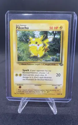Pokemon TCG Jungle Pikachu Card 60/64 Unlimited Regular Common - Image 1