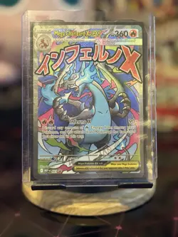 Pokemon Mega Charizard X EX Holo Mega Evolution MEP 023 TCG Card - Image 1