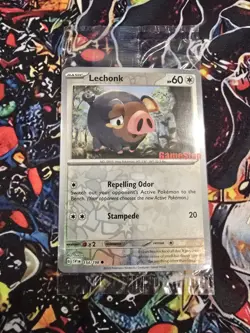 Lechonk 154/198 Pokemon Scarlet Violet Sealed Gamestop Promo Card - NM - Image 1