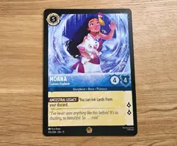 Disney Lorcana Winterspell Moana Curious Explorer Legendary 155/204 Card - Image 1