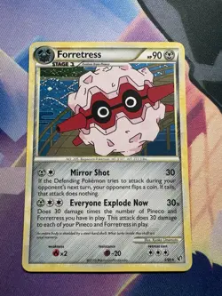 Pokemon TCG Forretress Holo Rare Card 3/90 Undaunted - Image 1