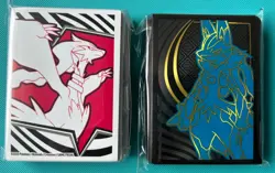 Mega Lucario & White Flare Reshiram Pokemon ETB Card Sleeves 65ct. each Sealed - Image 1
