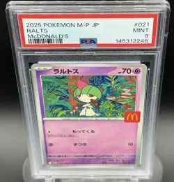 Ralts - 021/M-P 021/M-P M-P Promotional Cards Regular (Japanese) ￼PSA 9 - Image 2