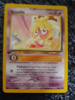 Smoochum Neo Revelation Set 54/64 1st Edition German Pokemon Card. - Image 1