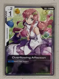4x Overflowing Affection - Gundam TCG Card Game Playset GD01-118 PLAYSET - Image 1