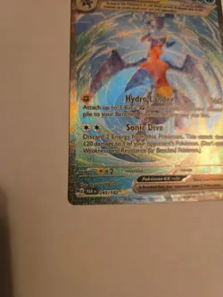 Pokemon TCG Garchomp EX 245/182 Paradox Rift Special Illustration Rare Card - Image 3