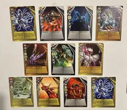 Lot of 11 Bakugan Cards 2009 Played - Image 1
