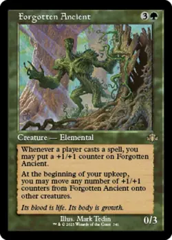 1 x Forgotten Ancient - Retro Frame - Dominaria Remastered - NM-Mint - MTG - Image 1