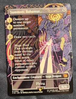Summon: Bahamut Borderless 0356 - MTG - Final Fantasy - English - Image 3