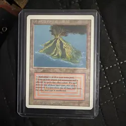 MTG Volcanic Island Revised Edition - Great Condition - Image 1