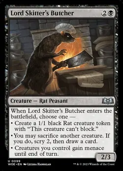 1x Lord Skitter's Butcher - Foil NM Eng MTG - Wilds of Eldraine - Image 1