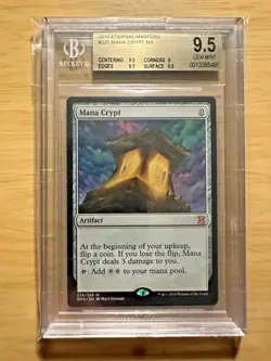 GEM MINT Mana Crypt BGS 9.5 Graded MTG Magic SlabKingdom's PSA/BGS/CGC HOT8 2/26 - Image 1