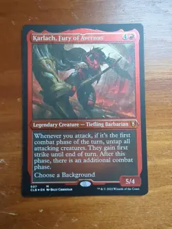 Karlach, Fury of Avernus (Foil Etched) Commander Legends: Battle for Baldur's... - Image 1